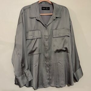 Abercrombie & Fitch Olive Button-Down Shirt